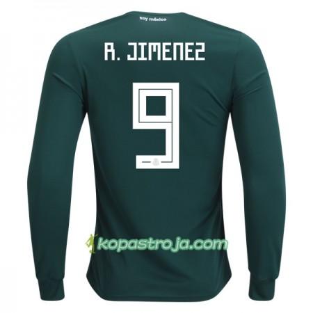 Billiga Fotbollströjor Mexiko R.Jimenez 9 VM 2018 Hemma tröja Långärmad